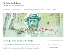 Tablet Screenshot of bcgoldrushpress.com